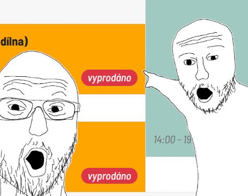 Vstupenky na nedělní program stále jsou!